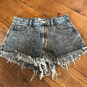 Pacsun black festival shorts